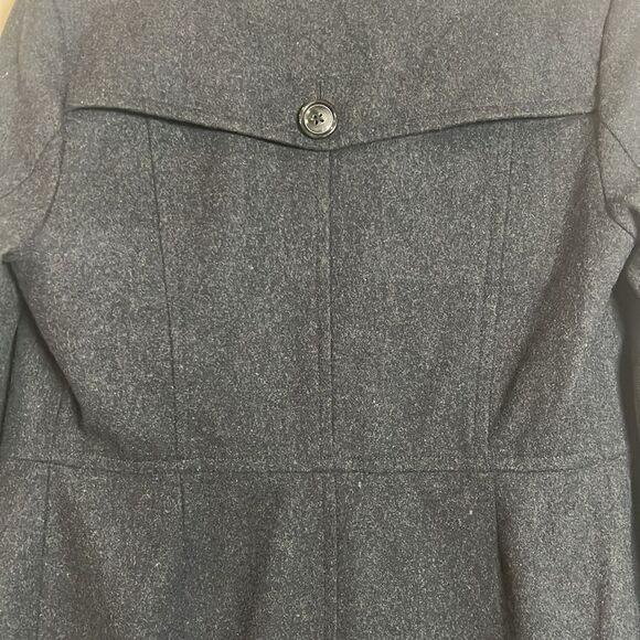 Banana Republic Wool Blend Trench Pea Coat Jacket - Picture 9 of 11